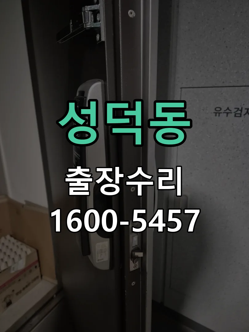 성덕동 도어락 열쇠 출장 수리
