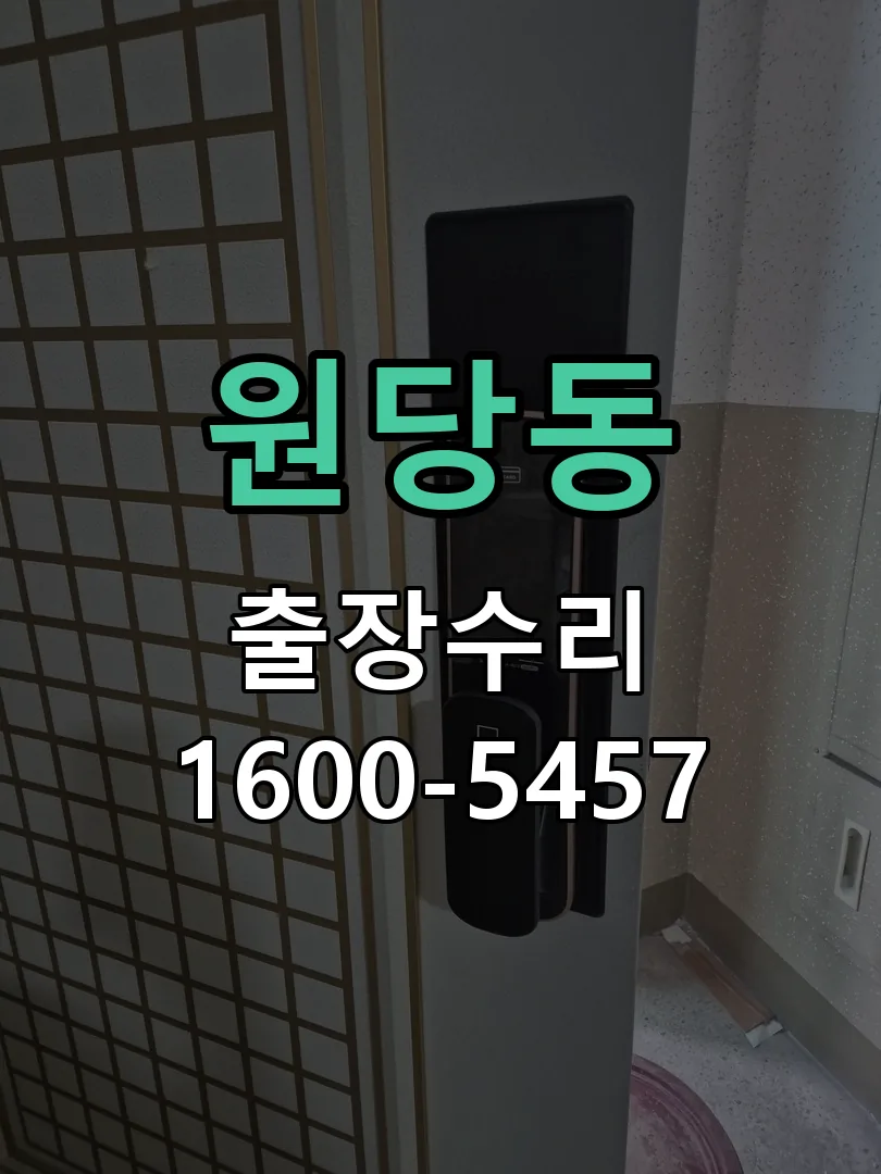 원당동 잠금장치 동작 확인