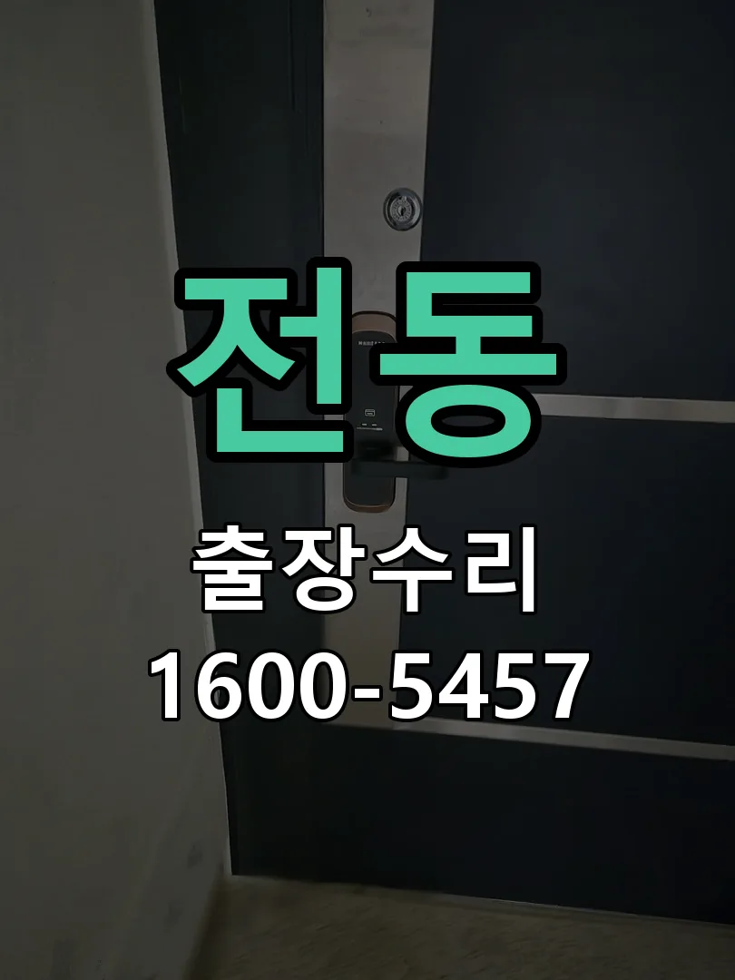 전동 도어락 열쇠 출장 수리