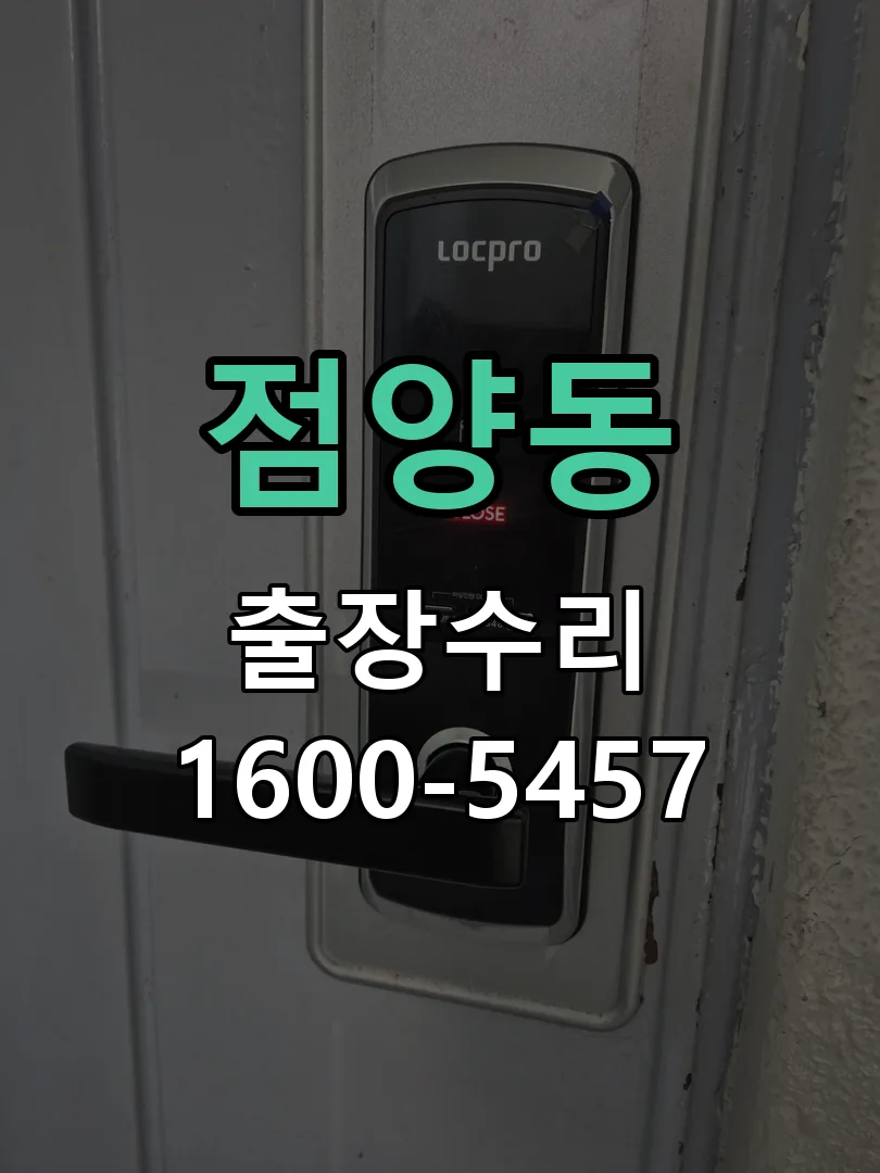 점양동 현장 도착 후 상태 확인