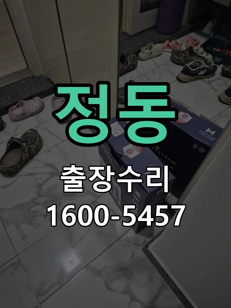 정동 잠금장치 동작 확인