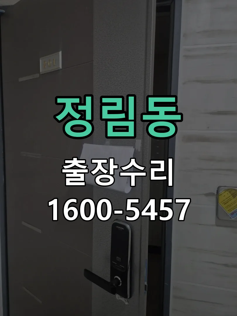 정림동 도어락 열쇠 출장 수리