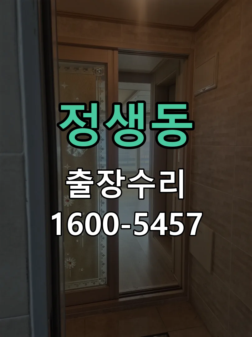 정생동 도어락 열쇠 출장 수리