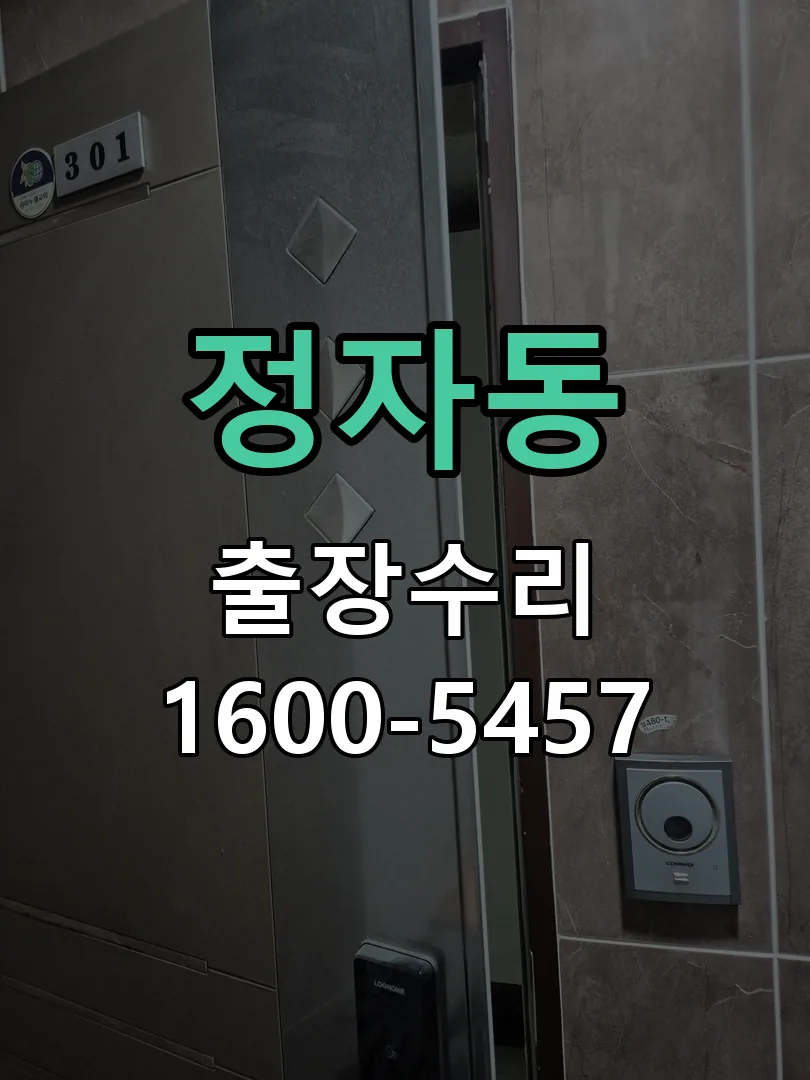 정자동 도어락 열쇠 출장 수리