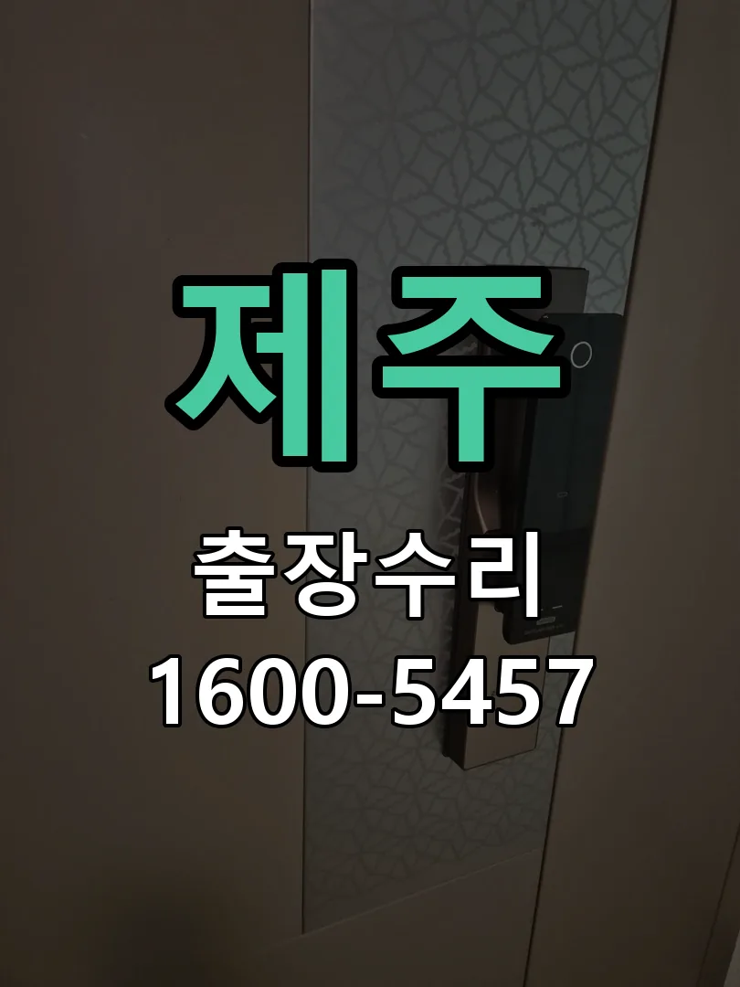 제주 잠금장치 동작 확인