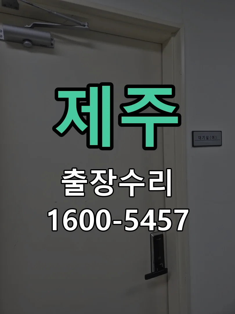 제주 잠금장치 동작 확인