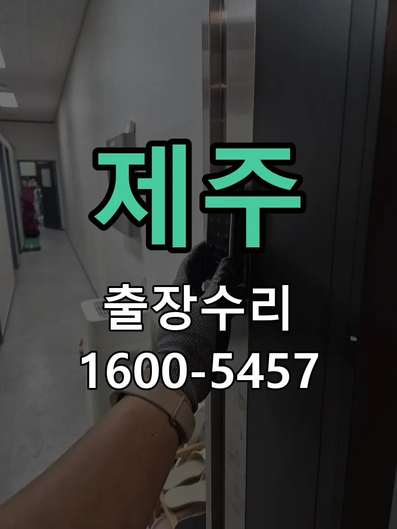 제주 현장 도착 후 상태 확인
