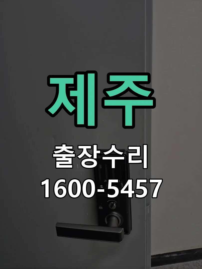 제주 잠금장치 동작 확인