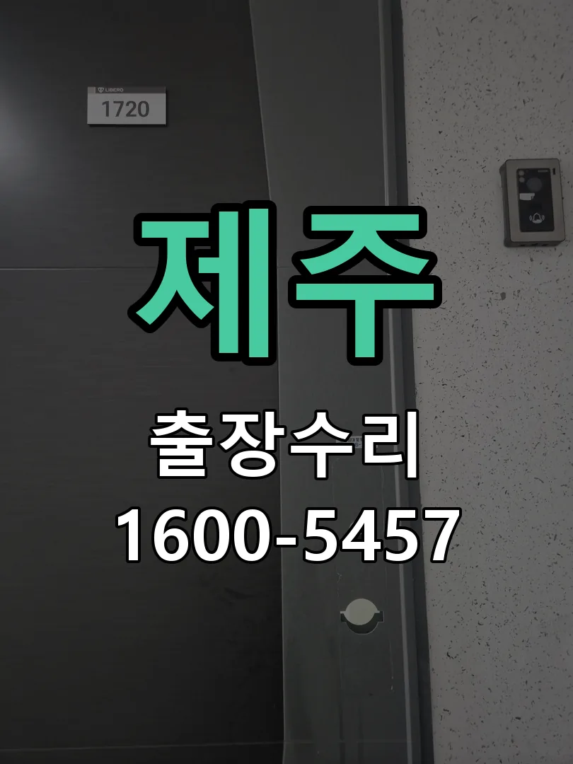 제주 잠금장치 동작 확인