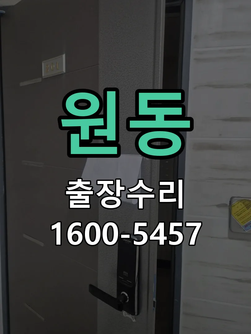 원동 도어락 열쇠 출장 수리