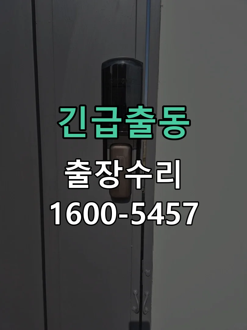 긴급출동 잠금장치 동작 확인