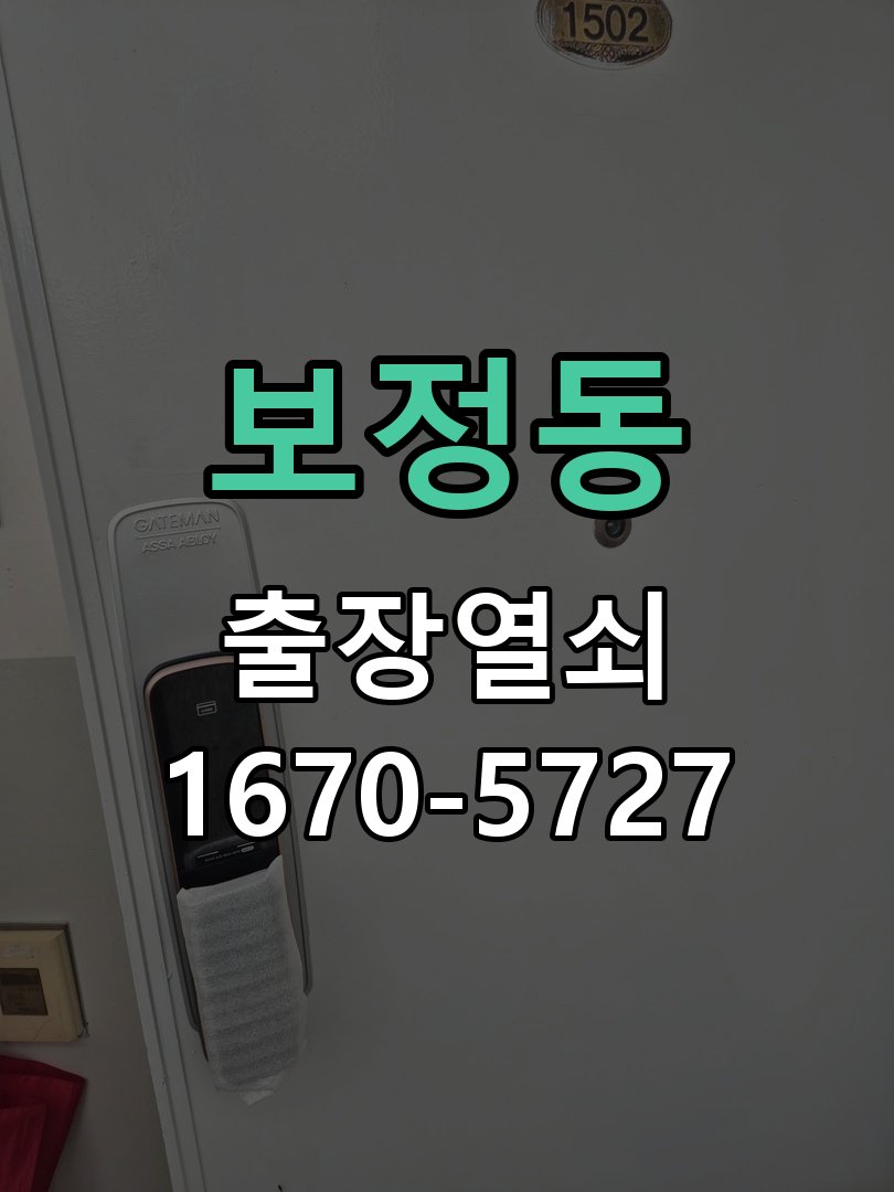 보정동 현관문 보조키 열쇠 분실 키통 교체 특수 딤플키 실린더 보조키 교체 정밀 점검 및 교체