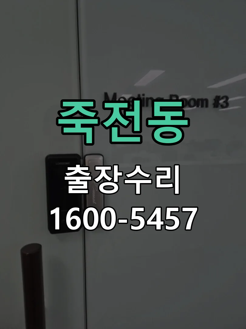 죽전동 잠금장치 동작 확인