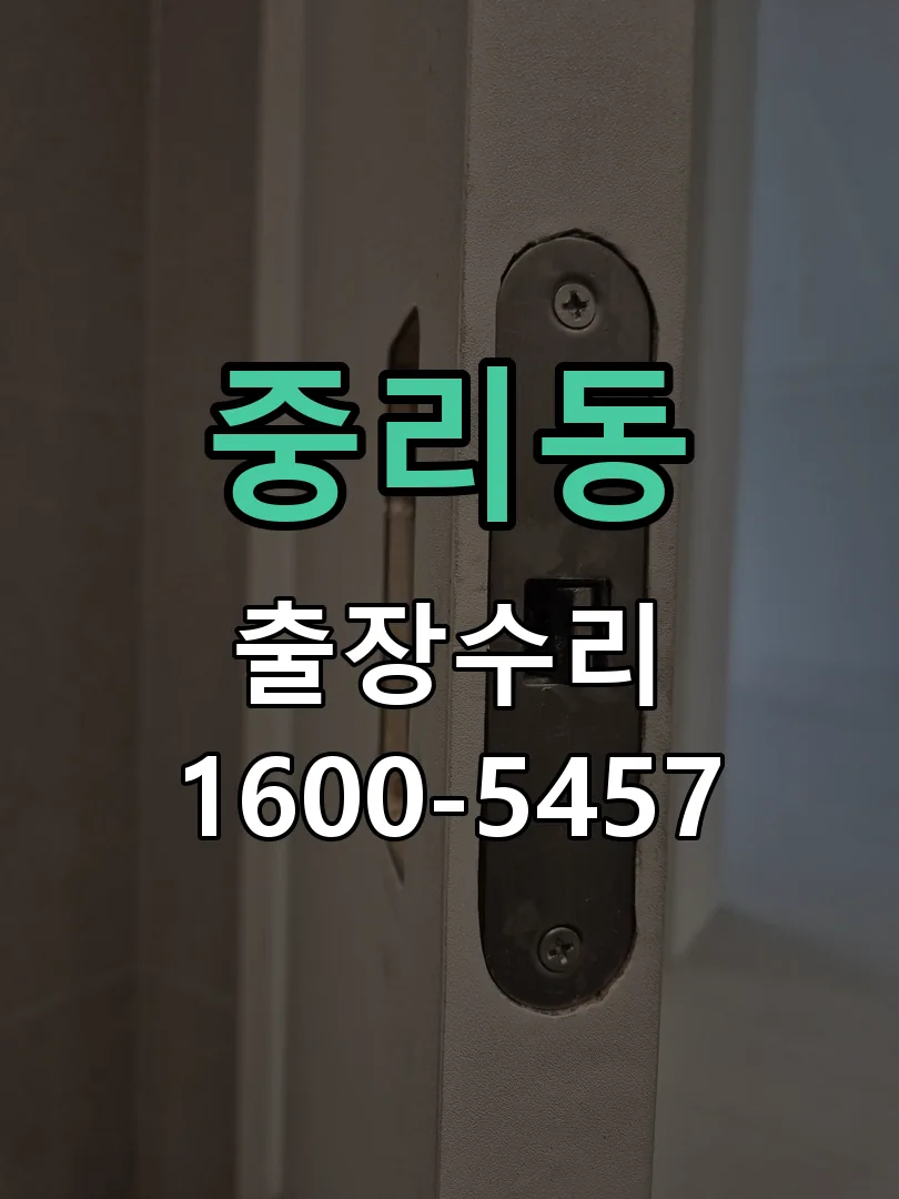 중리동 도어락 열쇠 출장 수리
