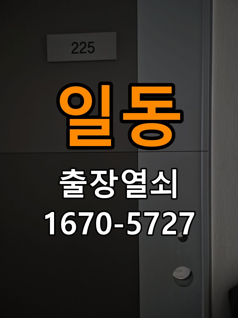 일동 열쇠 부러짐 키 실린더 교체 작업 완료 후 정상 작동 확인