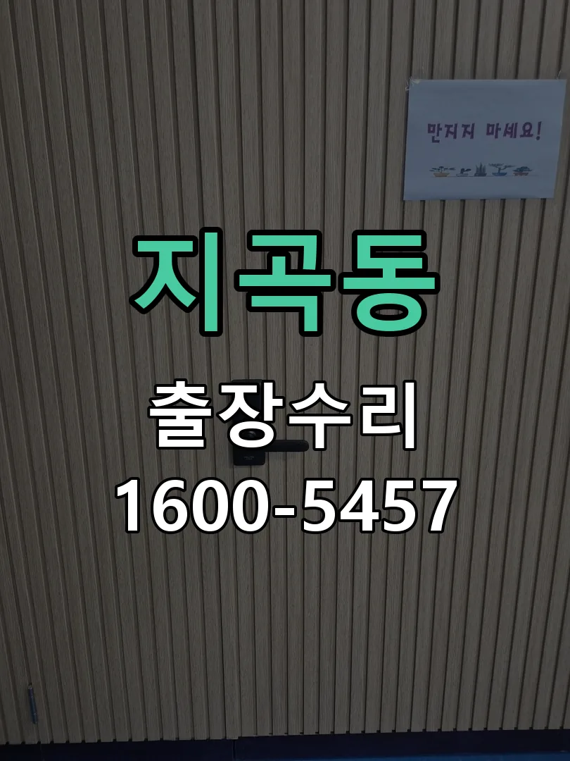 지곡동 잠금장치 동작 확인