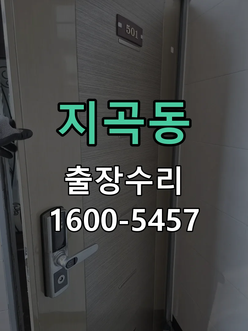 지곡동 도어락 열쇠 출장 수리