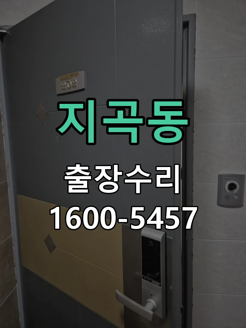 지곡동 잠금장치 동작 확인