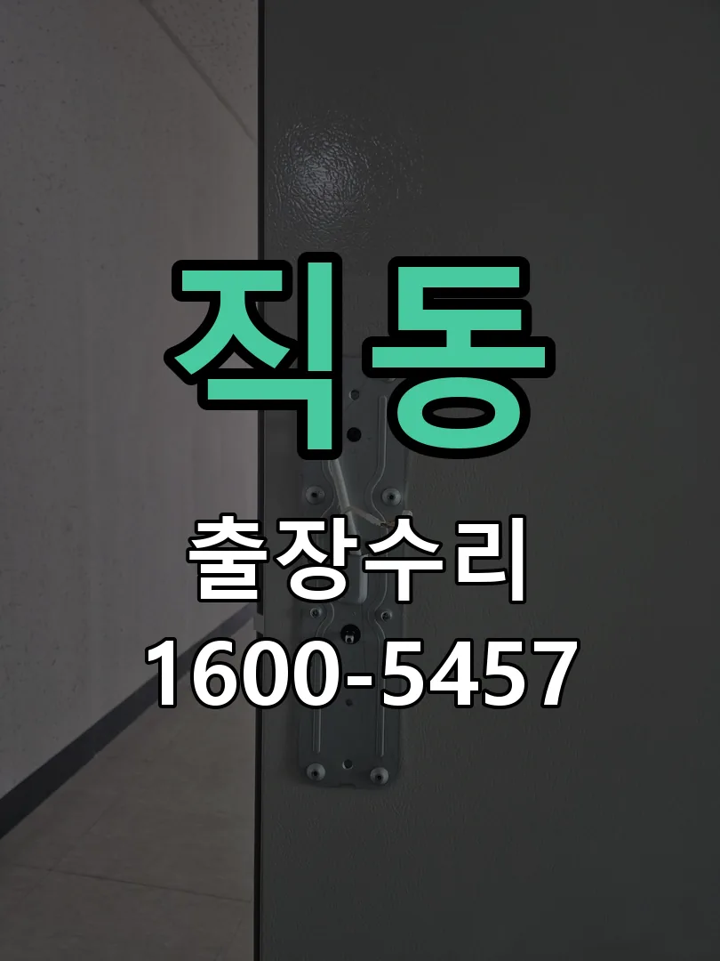 직동 본체 분리 및 내부 점검