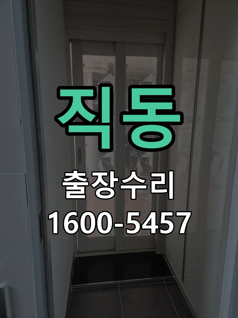직동 잠금장치 동작 확인