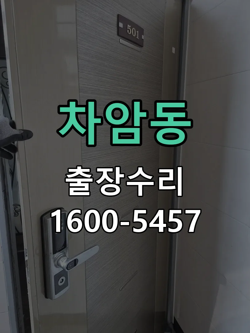 차암동 현장 도착 후 상태 확인