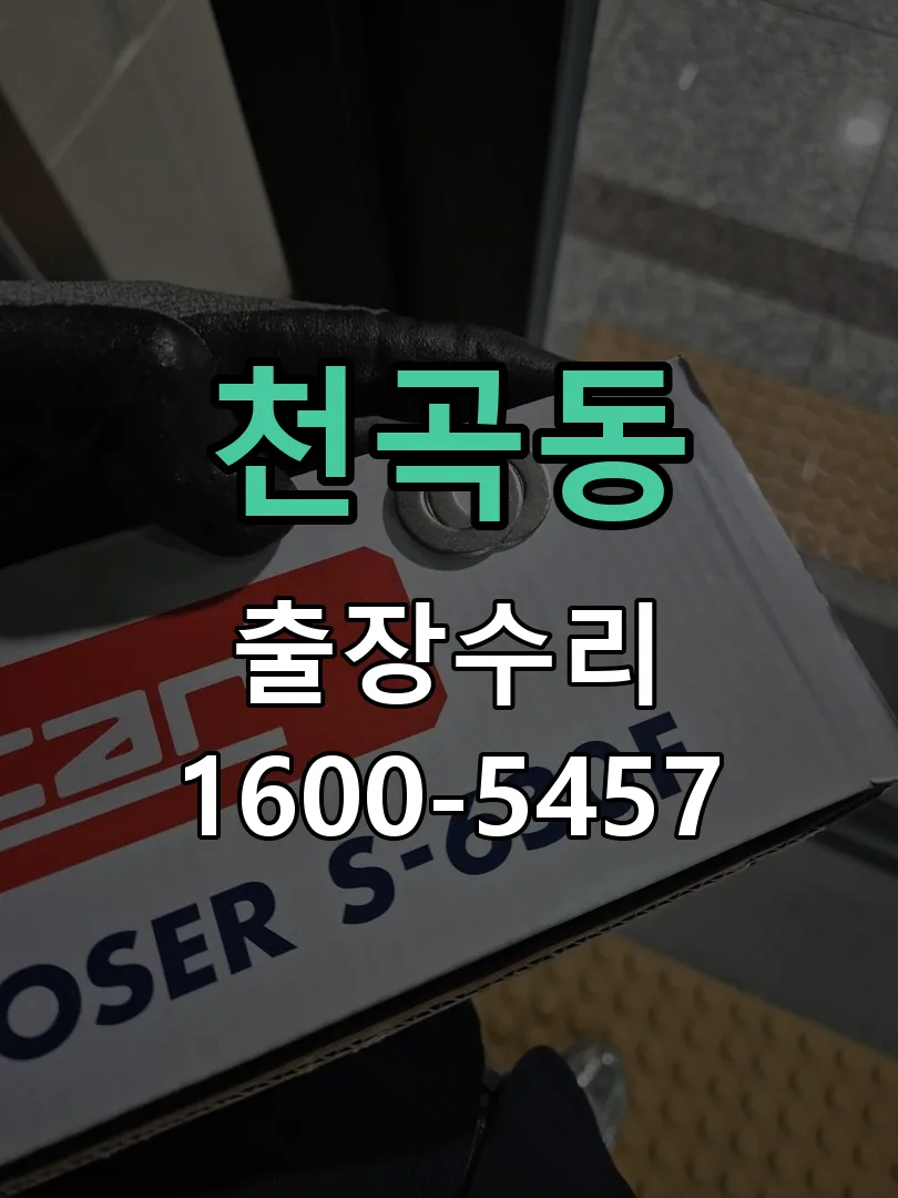 천곡동 잠금장치 동작 확인