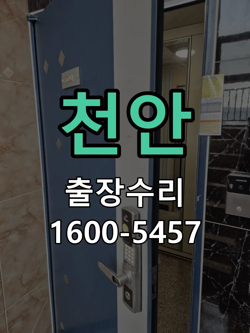 천안 도어락 열쇠 출장 수리