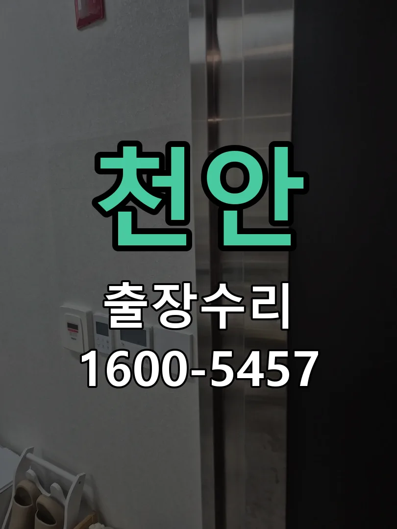 천안 잠금장치 동작 확인