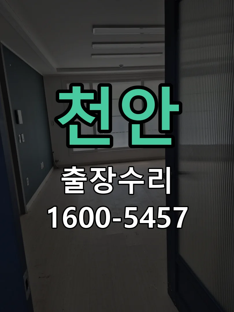 천안 잠금장치 동작 확인