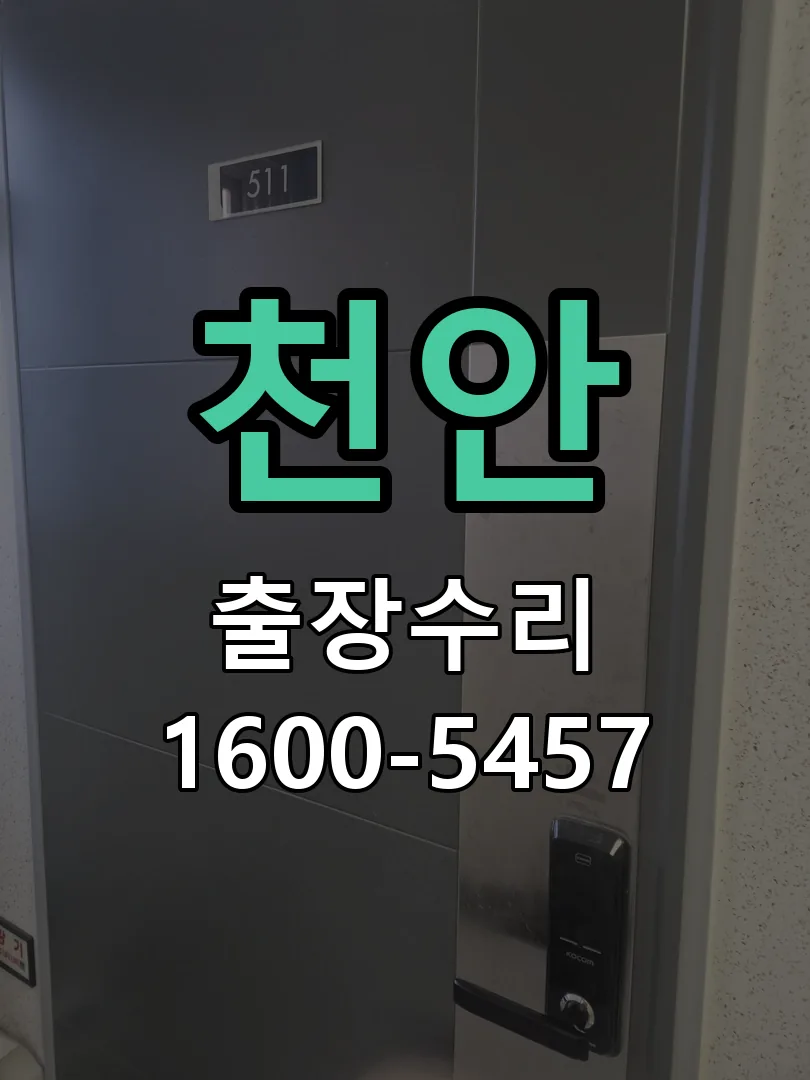 천안 잠금장치 동작 확인