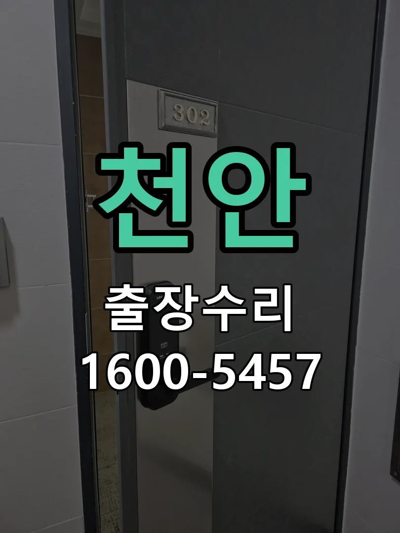 천안 도어락 열쇠 출장 수리