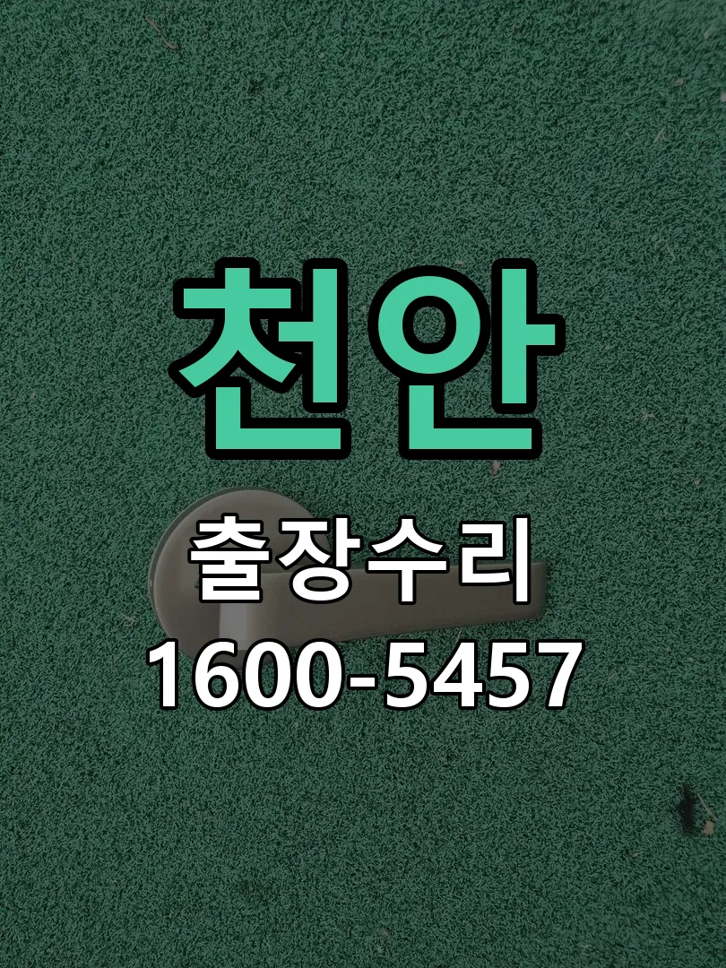 천안 도어락 열쇠 출장 수리