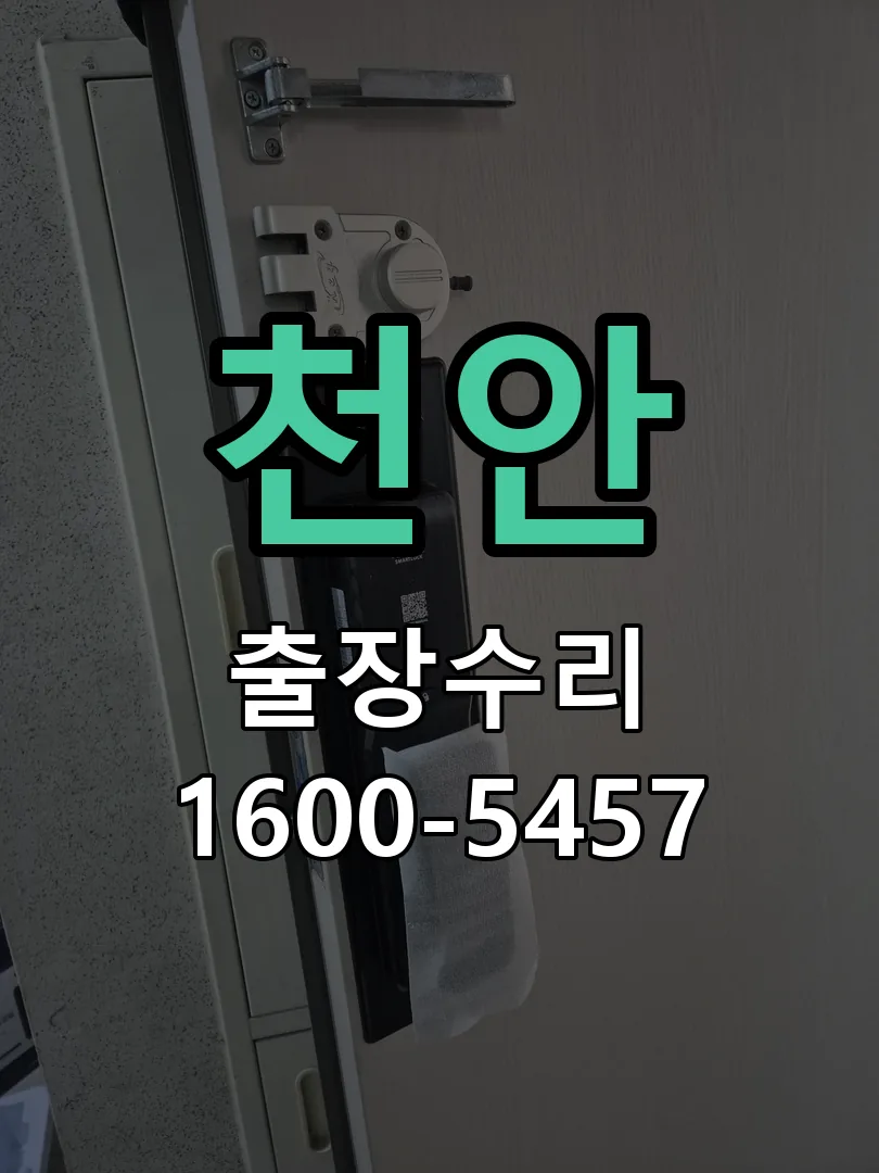 천안 도어락 열쇠 출장 수리
