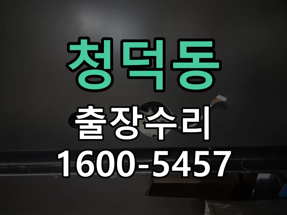 청덕동 현장 도착 후 상태 확인