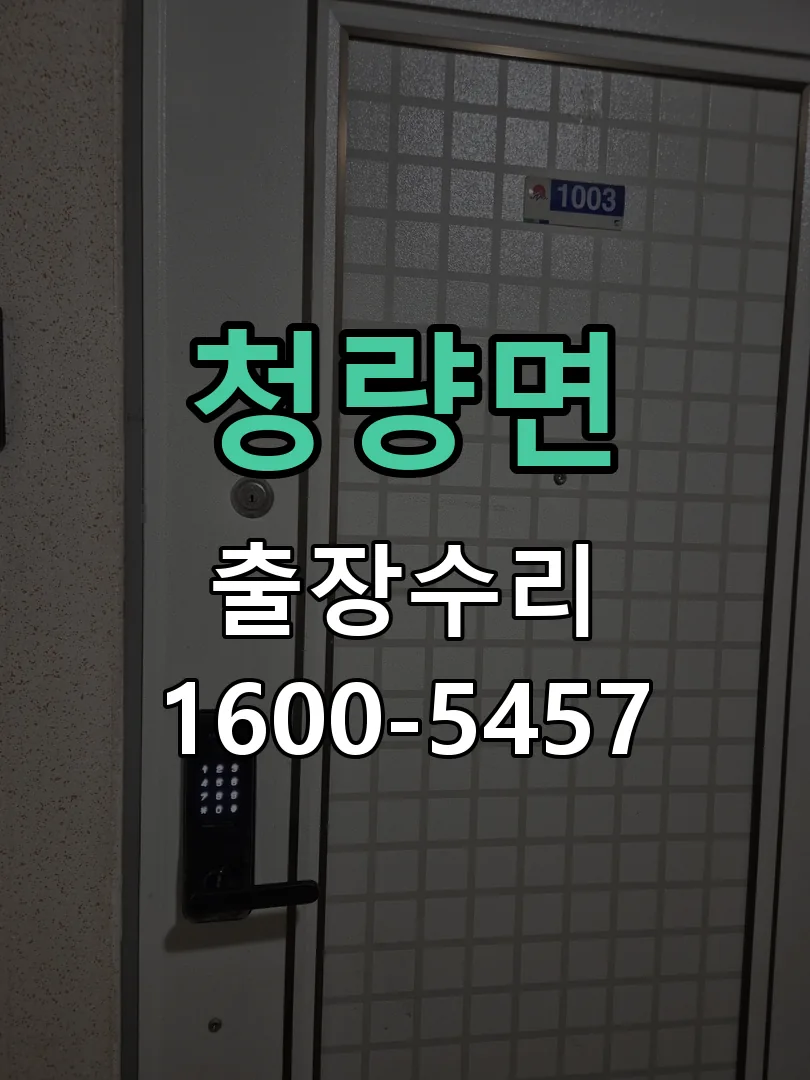 경기 도어락 열쇠 출장 수리