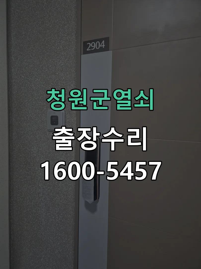 경기 도어락 열쇠 출장 수리