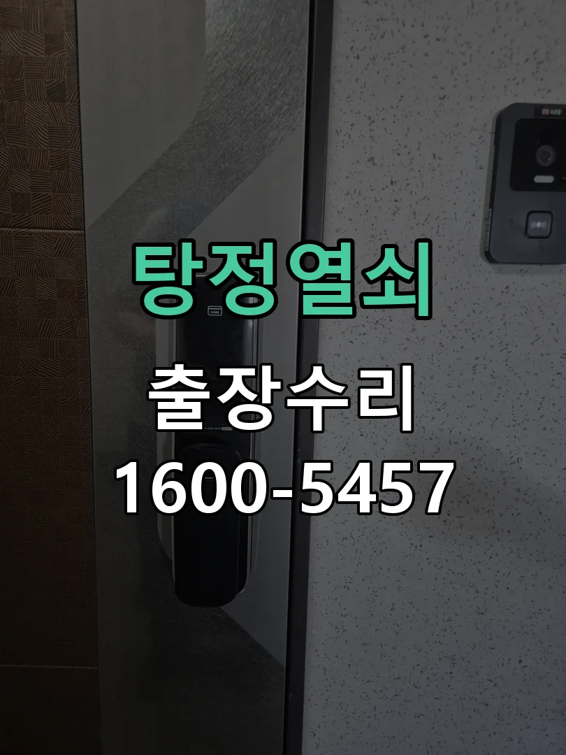 경기 도어락 열쇠 출장 수리
