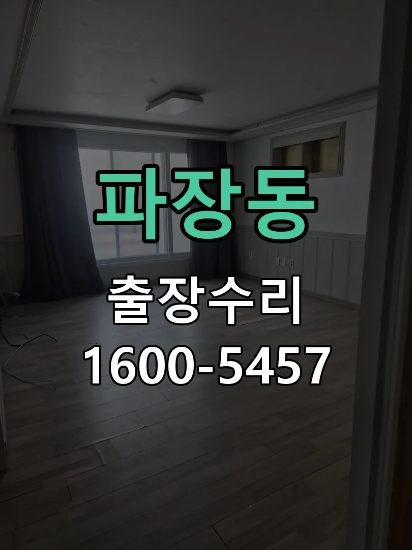 파장동 도어락 열쇠 출장 수리