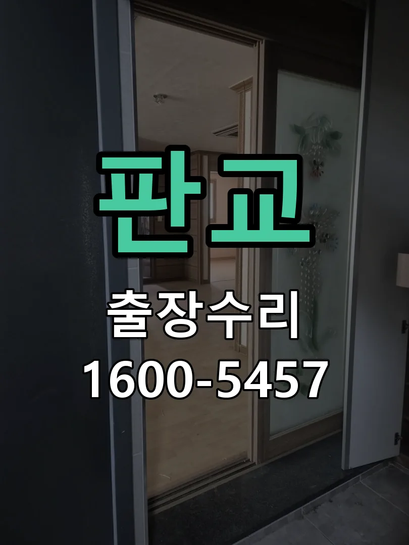 판교 배선·접점 정리