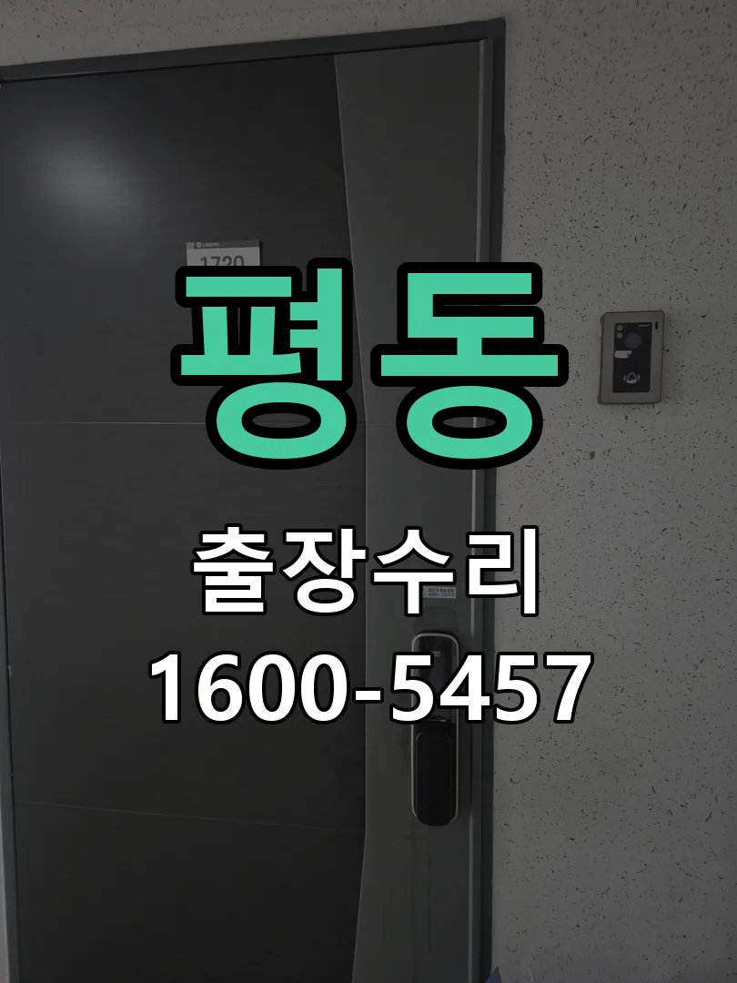 평동 도어락 열쇠 출장 수리