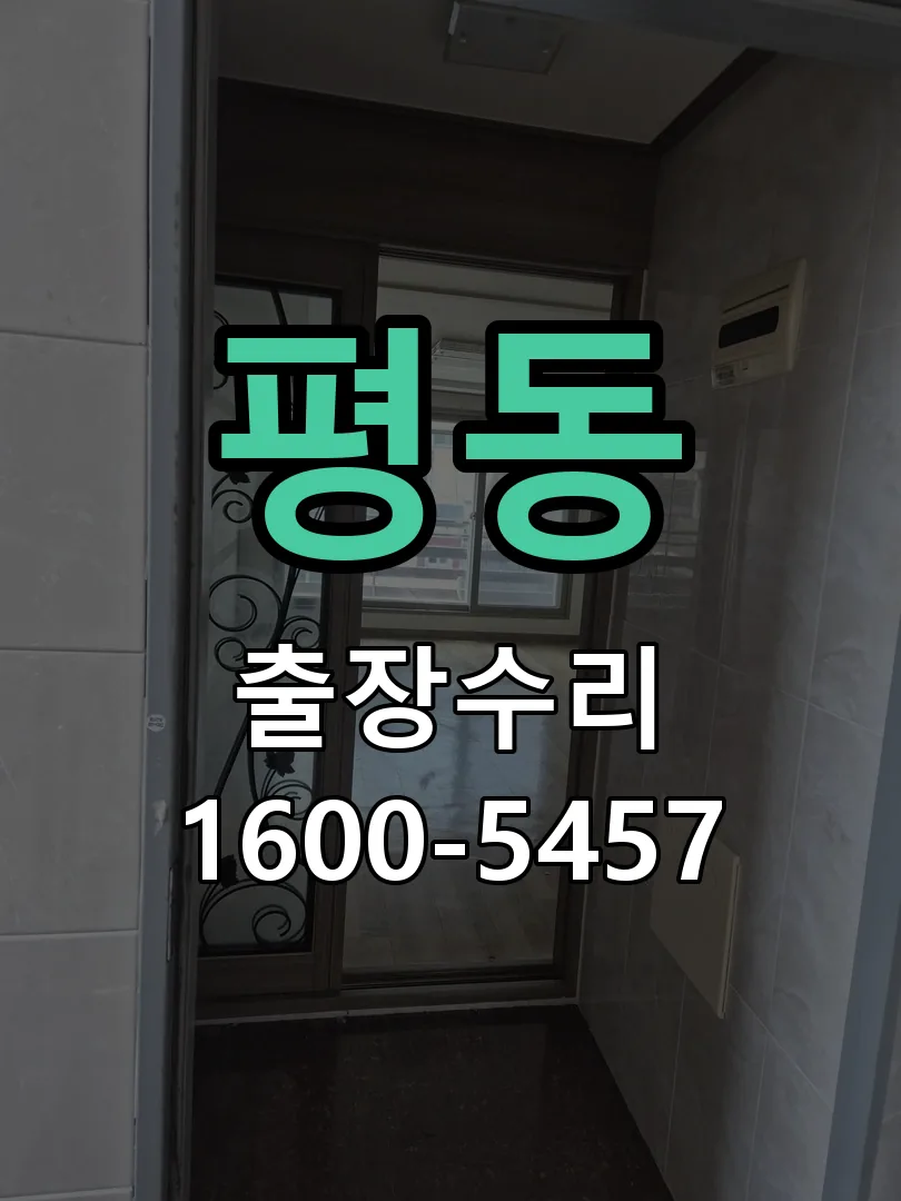 평동 잠금장치 동작 확인