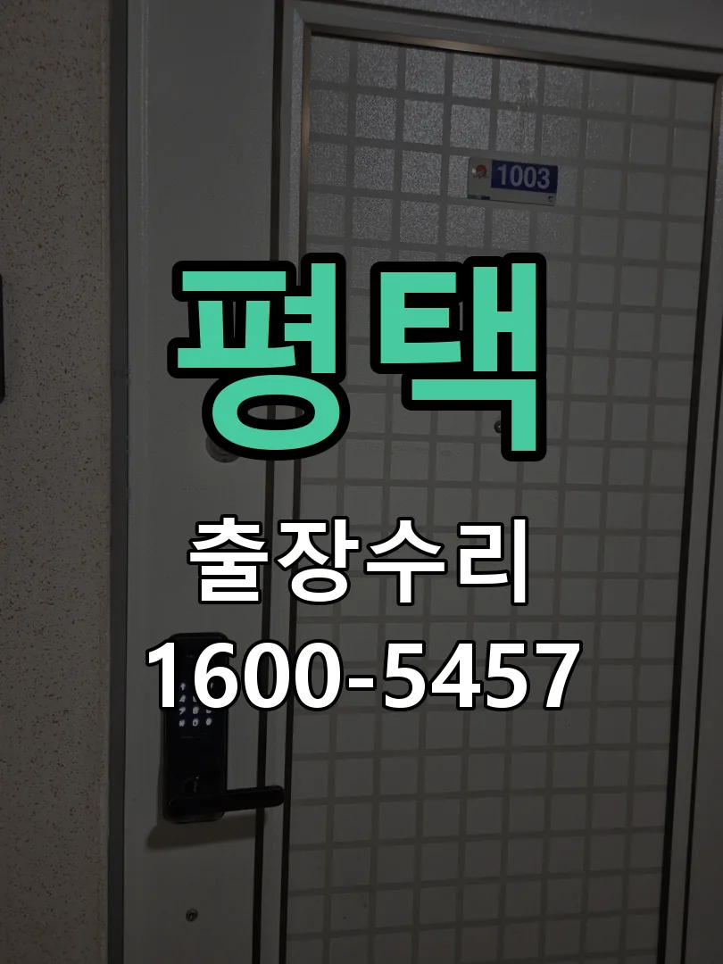 평택 도어락 열쇠 출장 수리