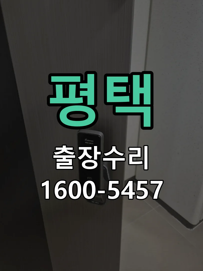 평택 현장 도착 후 상태 확인