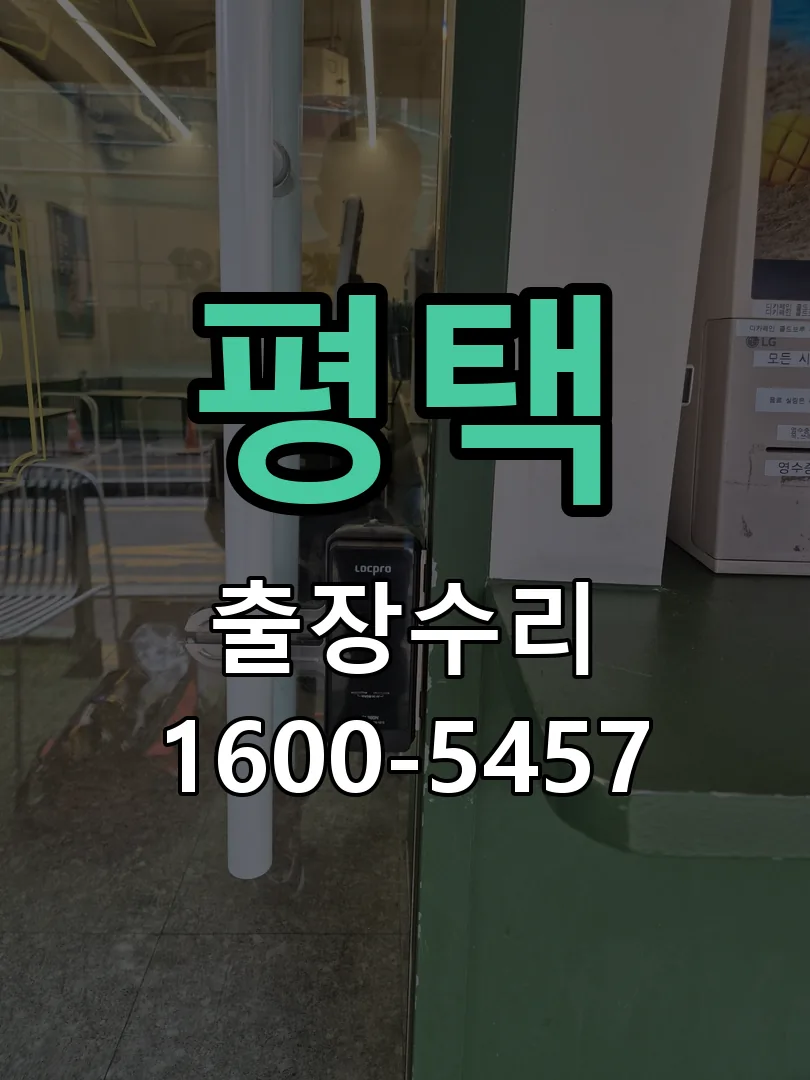 평택 잠금장치 동작 확인