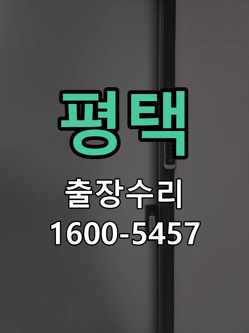 평택 도어락 열쇠 출장 수리