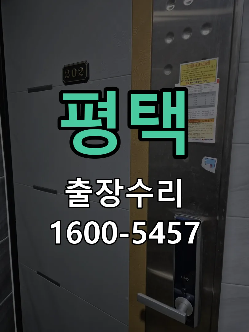평택 도어락 열쇠 출장 수리